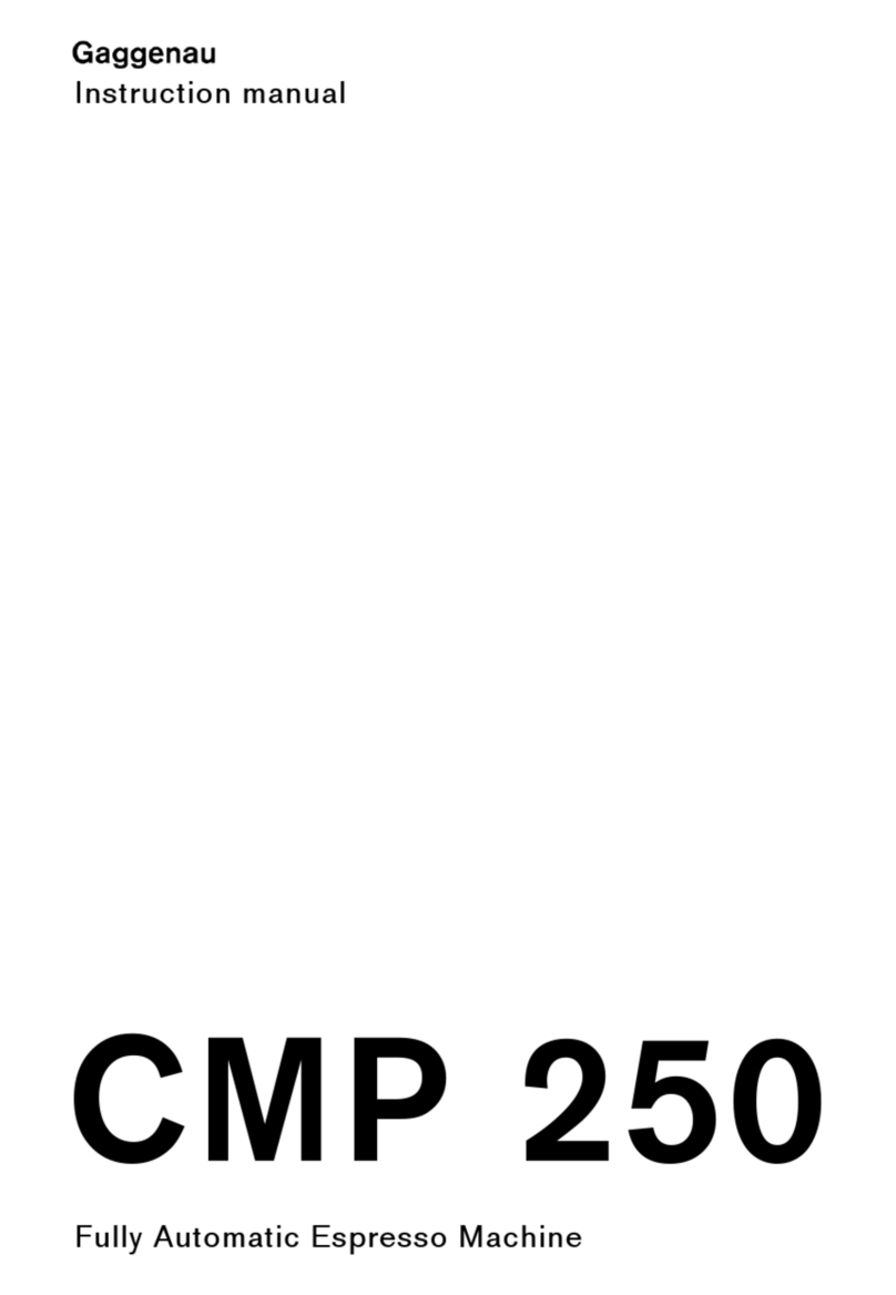 Gaggenau CMP270111+ User manual