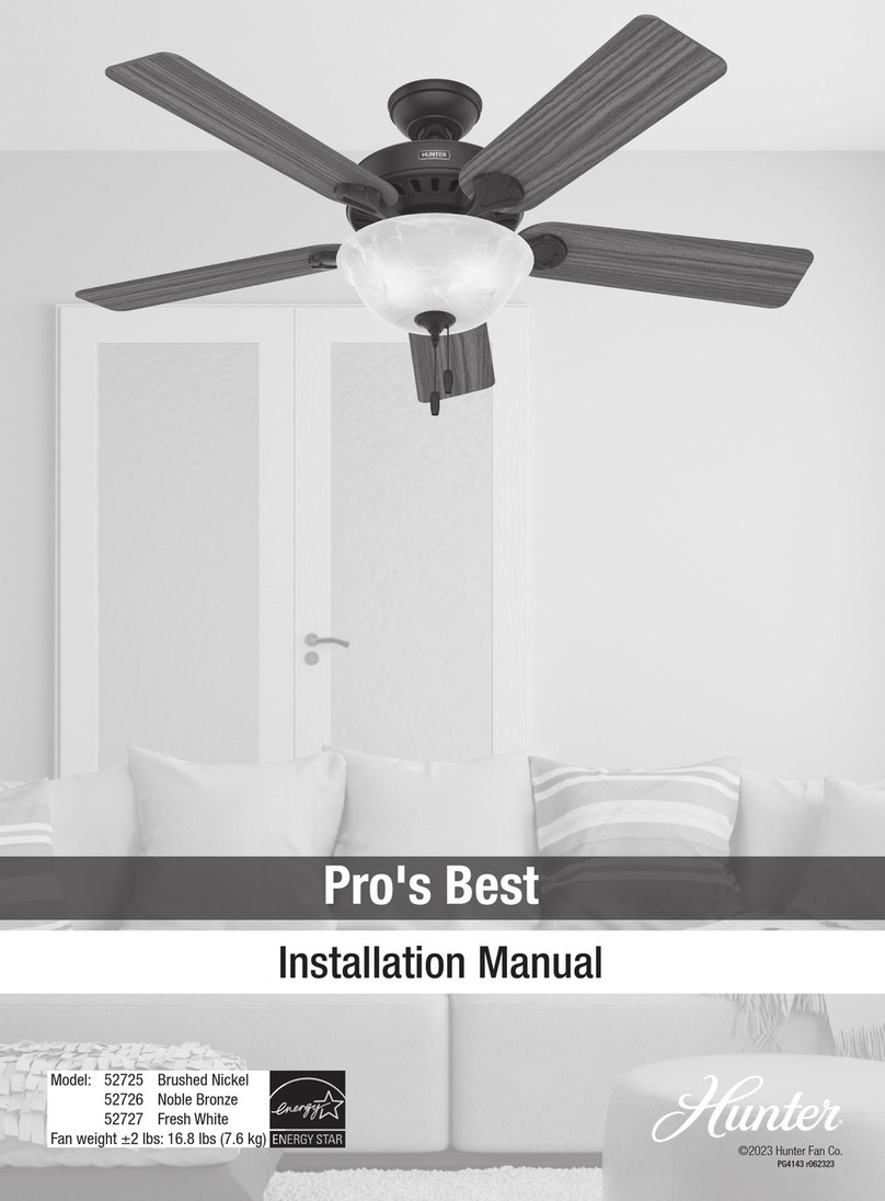 Hunter Pro's Best installation manual