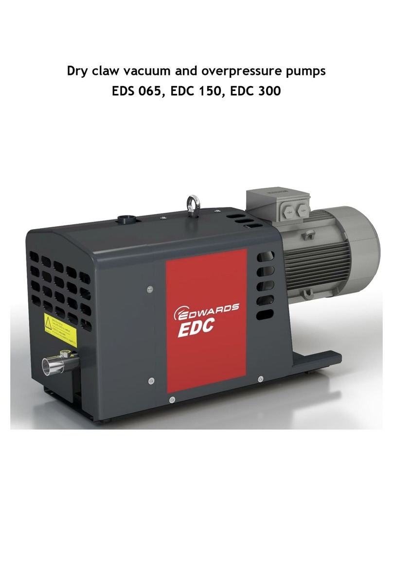 Edwards EDS 065 User manual Edwards EDS 065 User manual