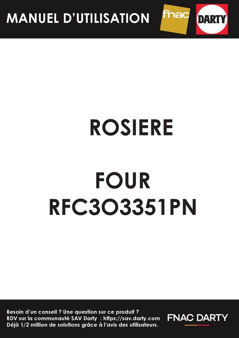 ROSIERES RFC3O3351PN User instructions