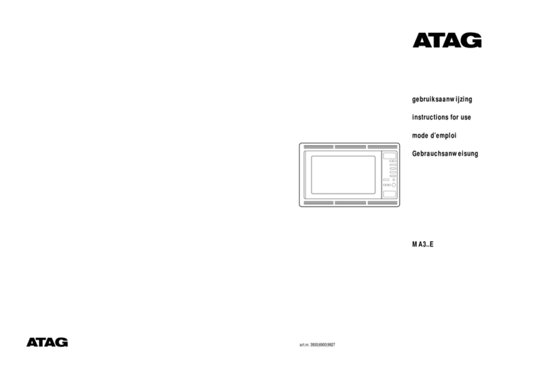 Atag MA3 E Series User manual