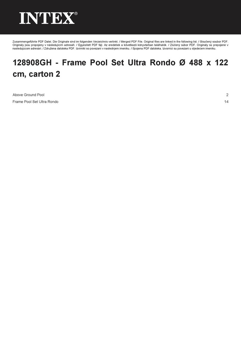 Intex Ultra Frame Pool User manual