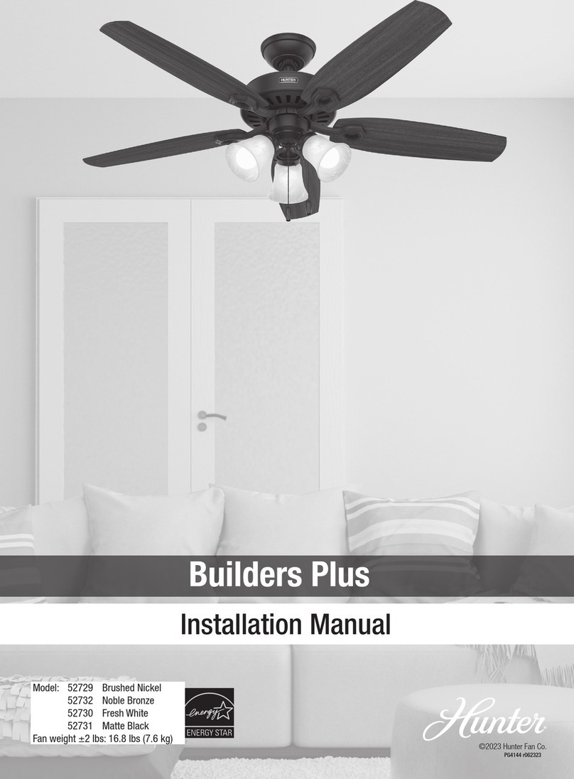 Hunter Builders Plus User manual