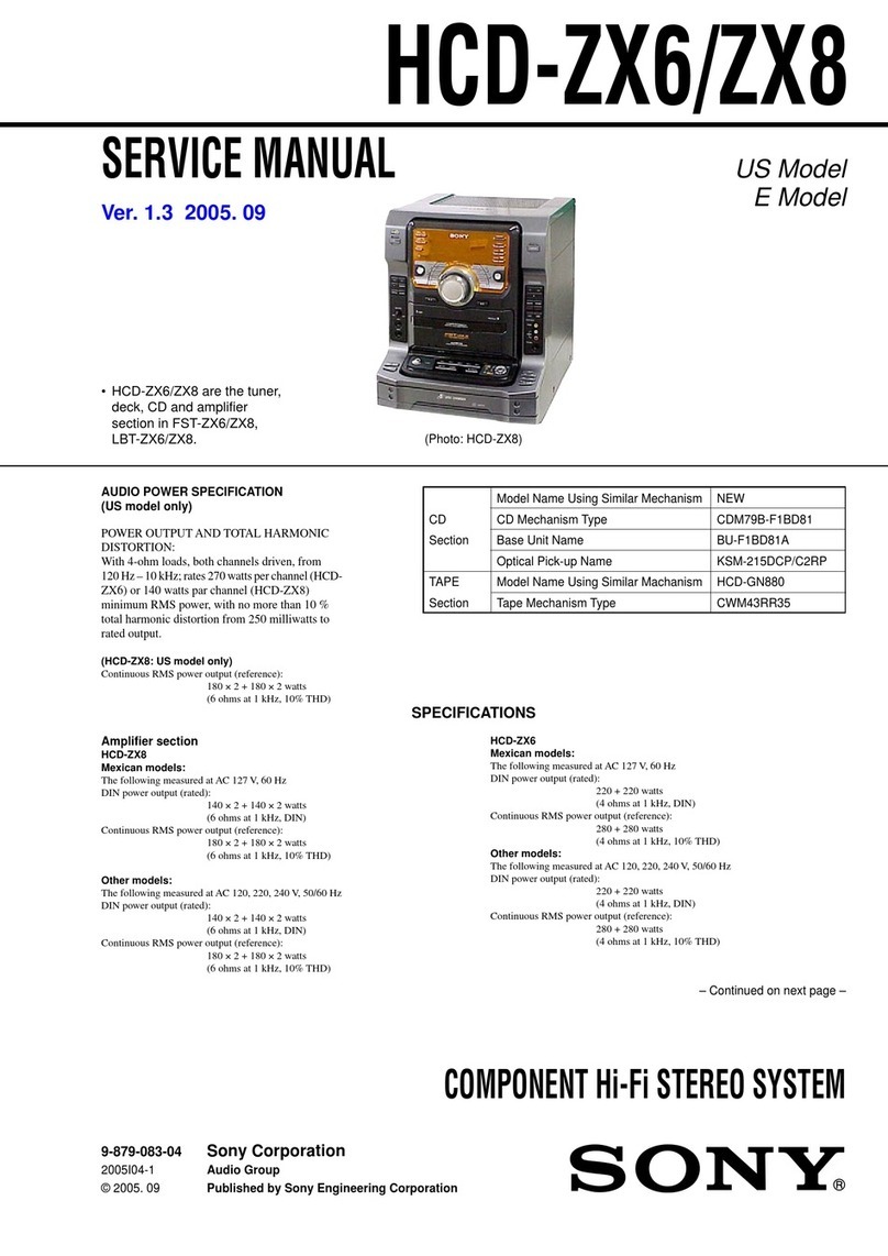 Sony FST-ZX6 User manual