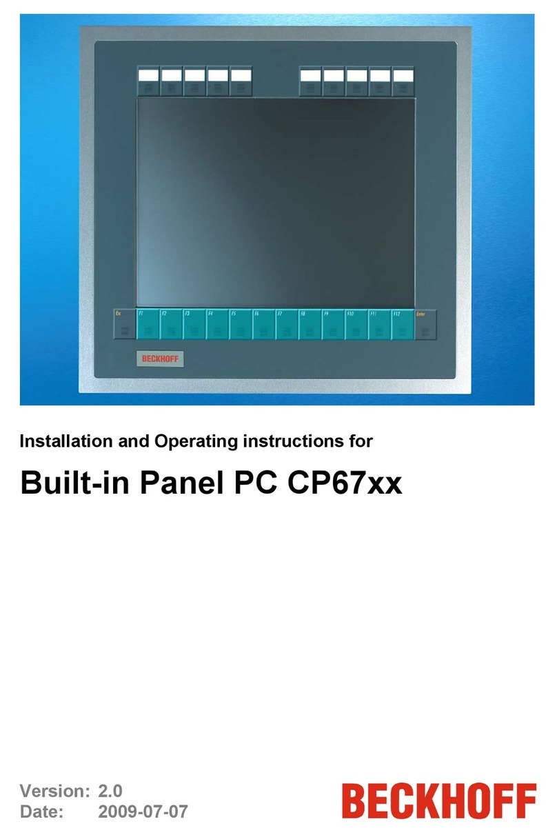 Beckhoff CP67 Series User manual