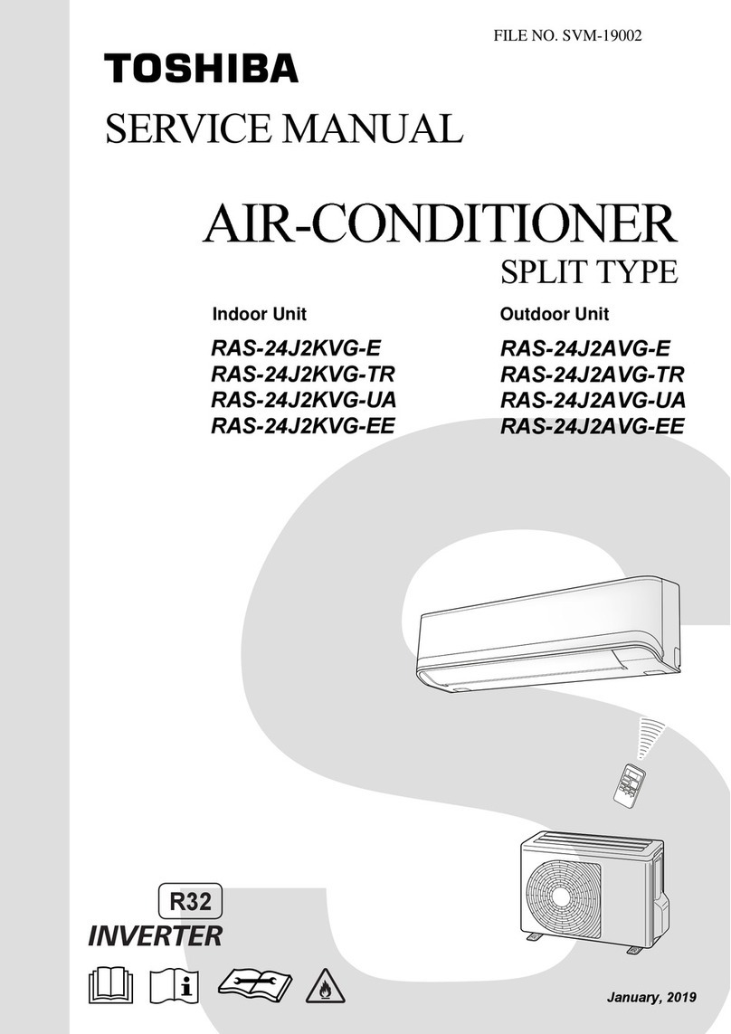 Toshiba RAS-24J2KVG-UA Service manual