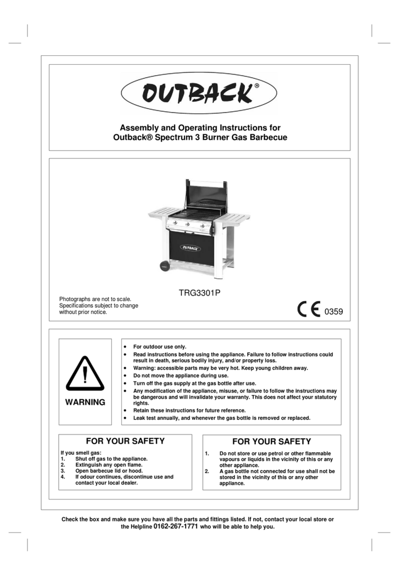 Outback Spectrum TRG3301P User manual