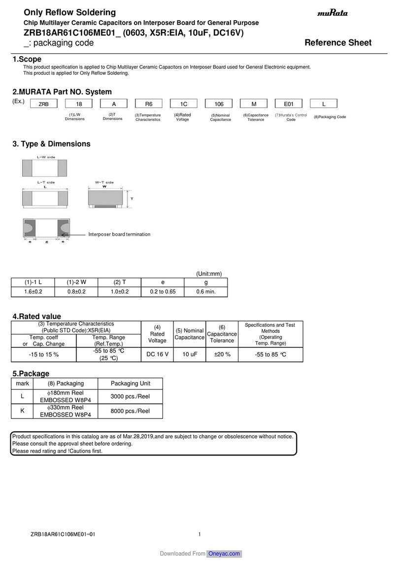 Murata ZRB18AR61C106ME01 Series Reference sheet