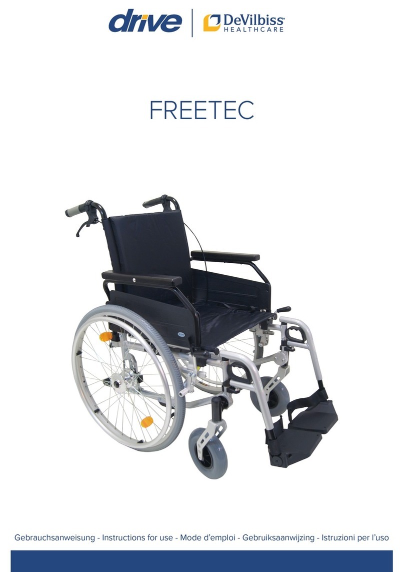 DeVilbiss Healthcare drive FREETEC Instructions for use DeVilbiss Healthcare drive FREETEC Instructions for use