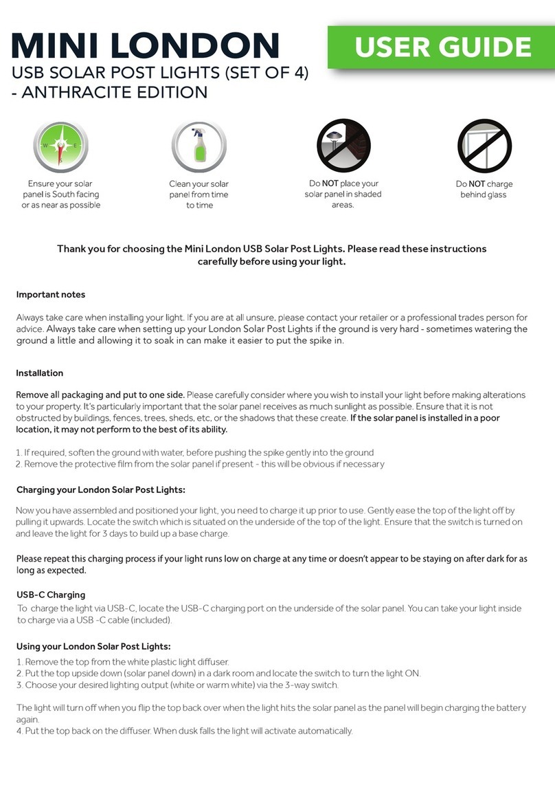 solarcentre MINI LONDON SC2326 user guide