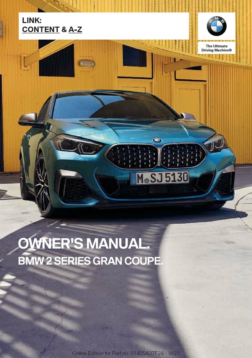 BMW 2 GRAN COUPE 2021 Series owner's manual