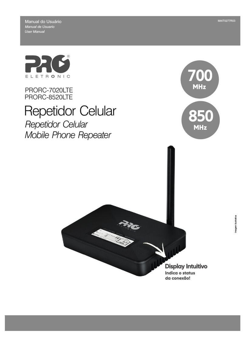 Pro Electronic PRORC-7020LTE user manual