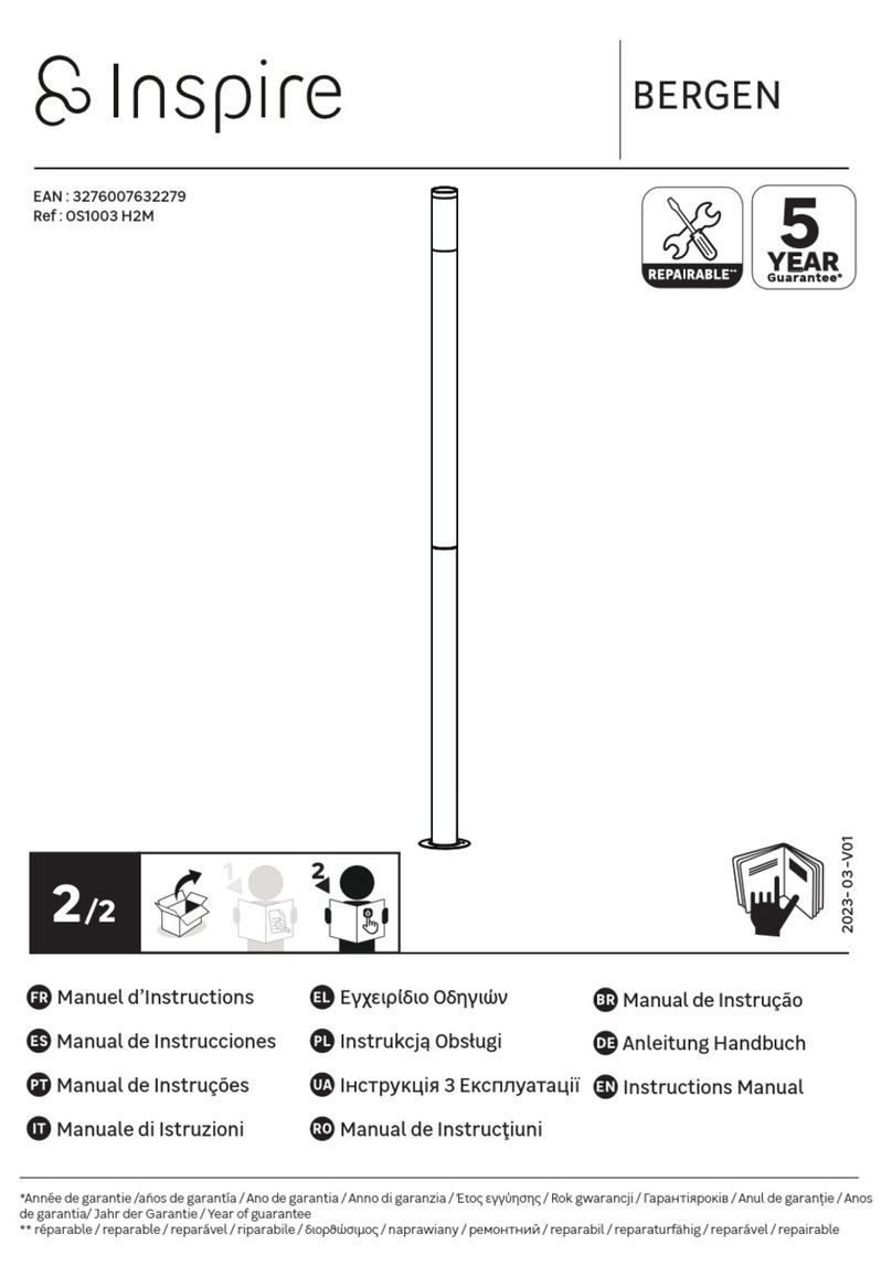 Inspire BERGEN OS1003 H2M User manual