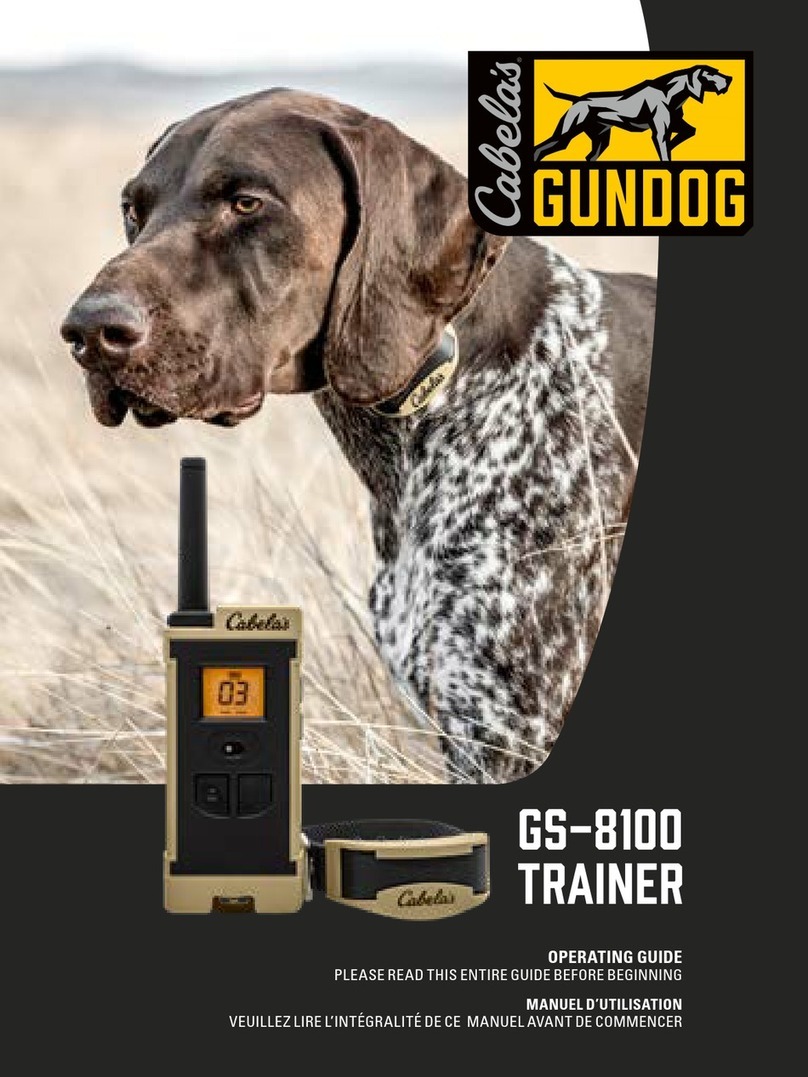 Cabela's GUNDOG GS-8100 User manual Cabela's GUNDOG GS-8100 User manual