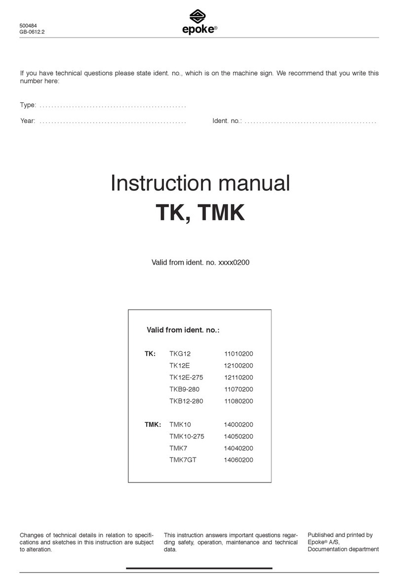 Epoke TKG12 instruction manual