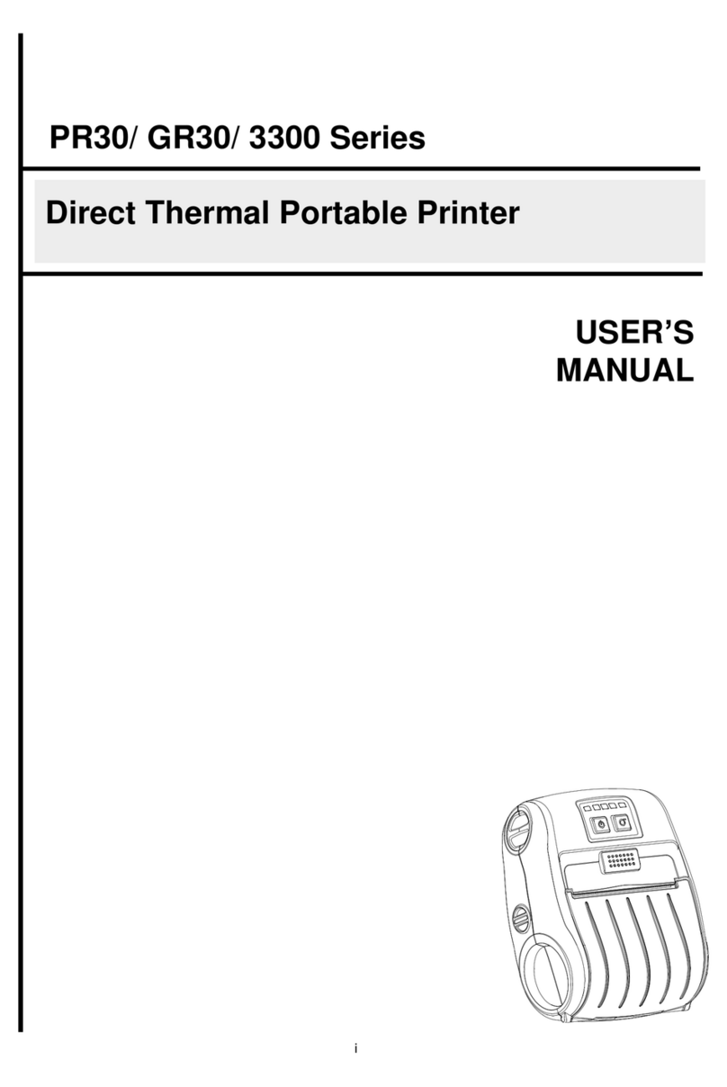 TSC PR30 Series User manual TSC PR30 Series User manual