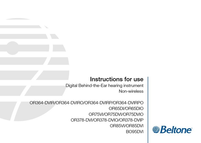 Beltone OR364-DVIR Instructions for use