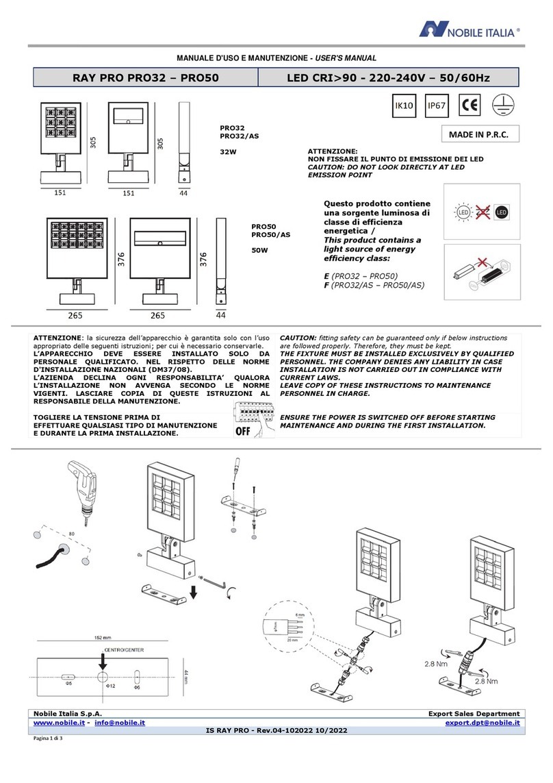 Nobile RAY PRO PRO32 user manual