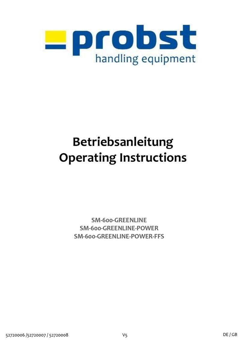 probst SM-600-GREENLINE operating instructions