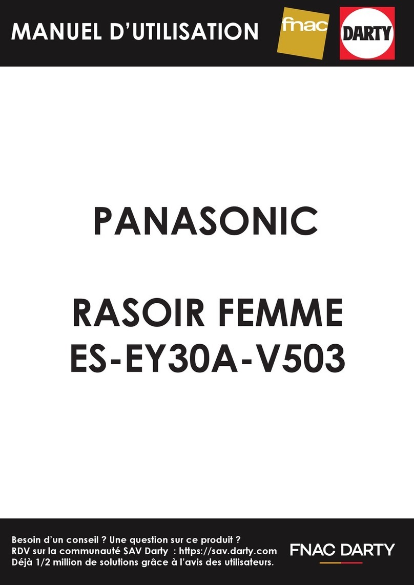 Panasonic ES-EY30A-V503 User manual
