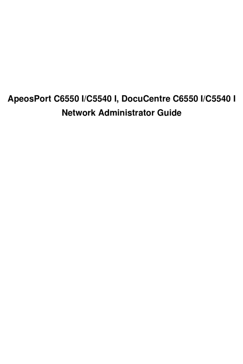 Xerox ApeosPort C6550 I Service manual