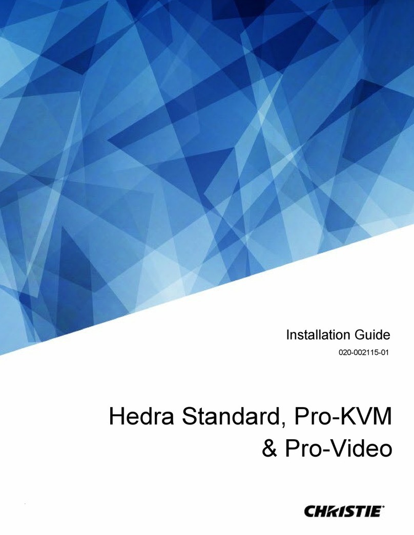 Christie Hedra Series installation guide