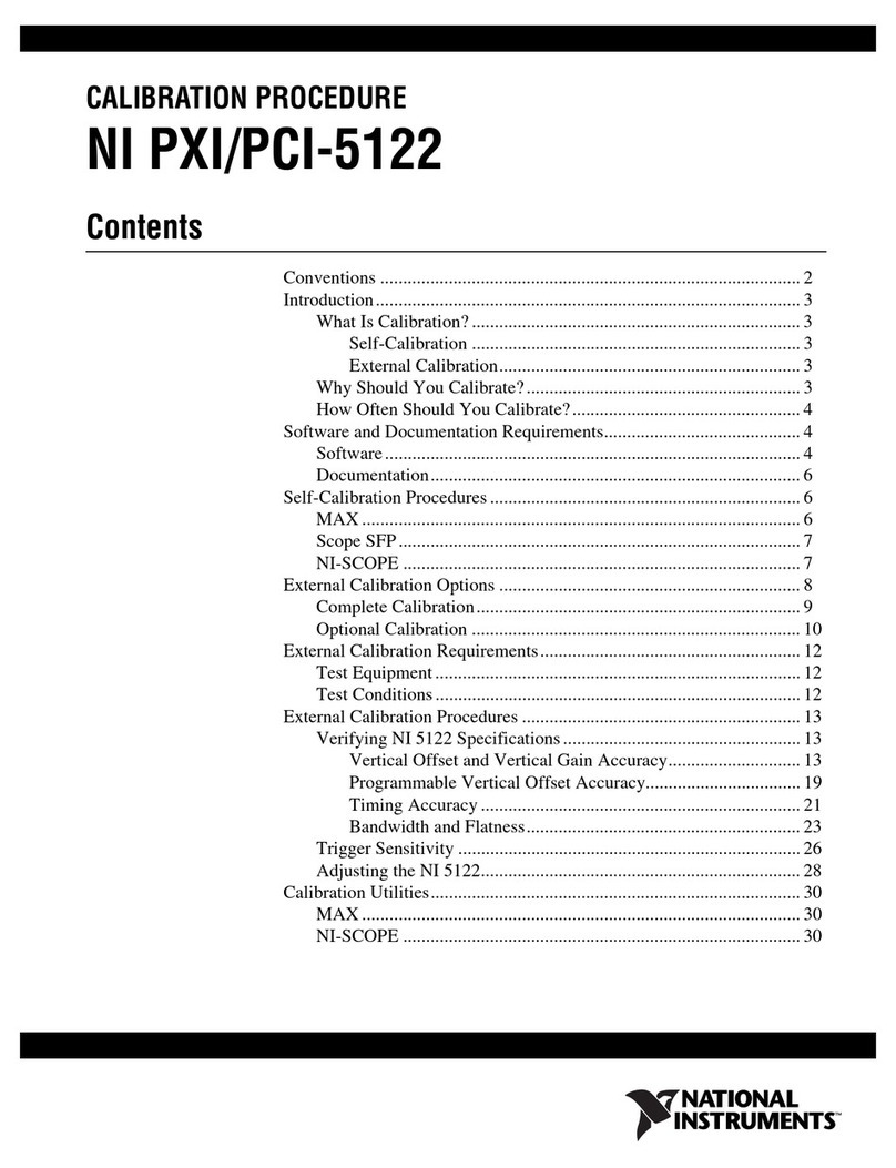 National Instruments NI PCI-5122 CALIBRATION PROCEDURE