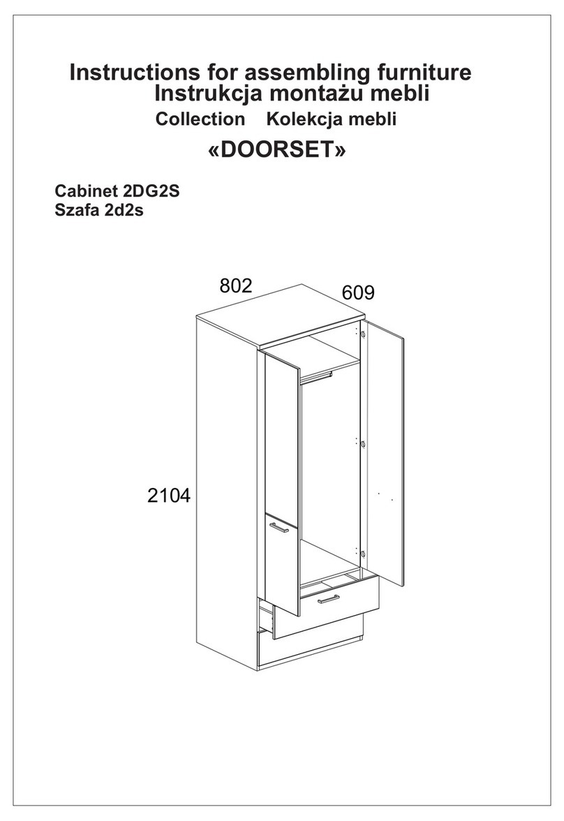 BLACK RED WHITE DOORSET 2DG2S Instructions for assembly BLACK RED WHITE DOORSET 2DG2S Instructions for assembly