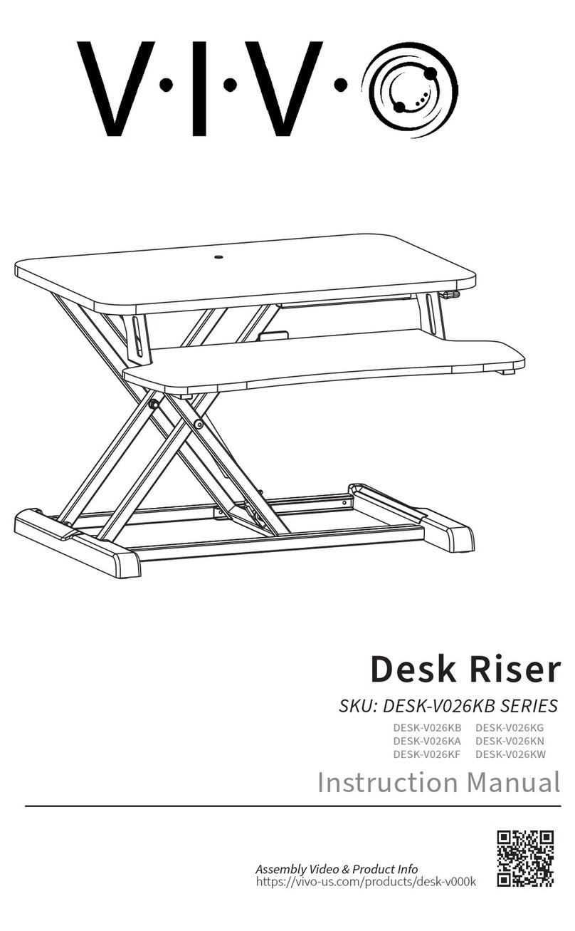 Vivo DESK-V026KB Series instruction manual Vivo DESK-V026KB Series instruction manual