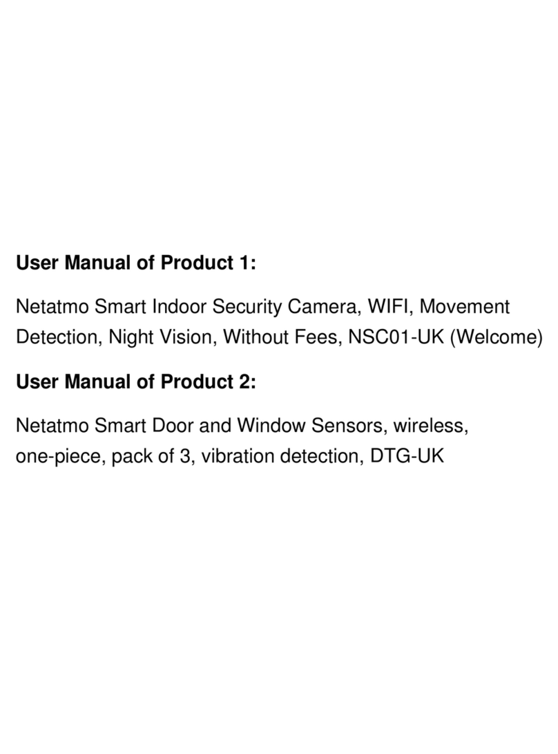 Netatmo presence NSC01-UK User manual