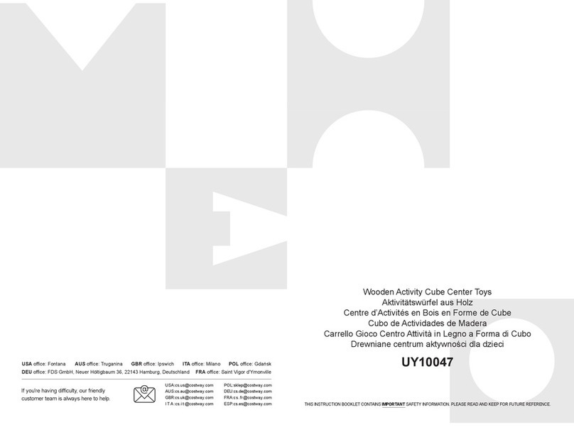 Costway UY10047 Instruction booklet