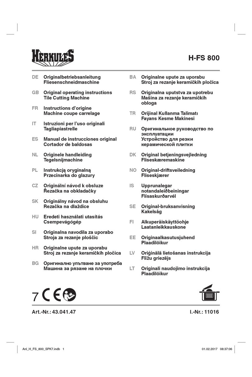 HERKULES H-FS 800 Original operating instructions