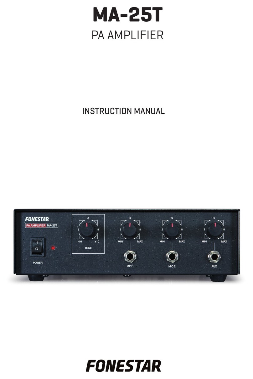 FONESTAR MA-25T instruction manual