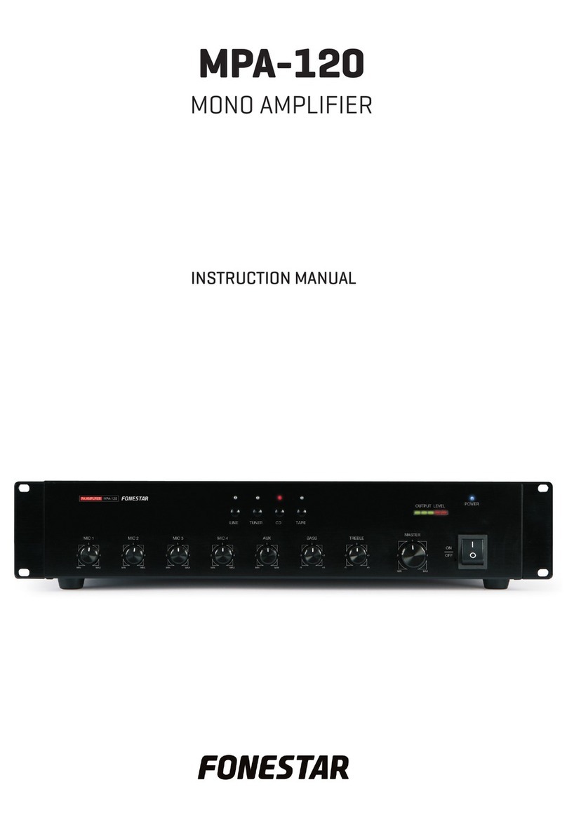 FONESTAR MPA-120 instruction manual