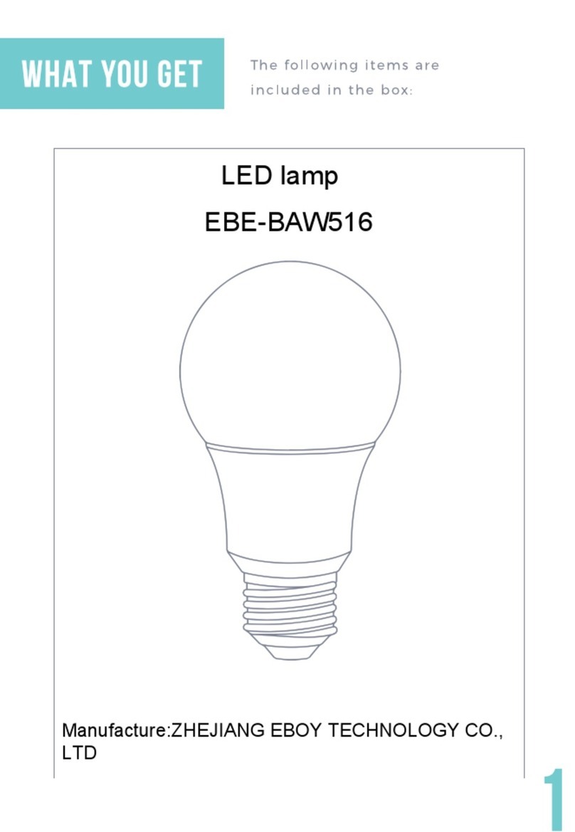 EBOY TECHNOLOGY EBE-BAW516 quick start guide