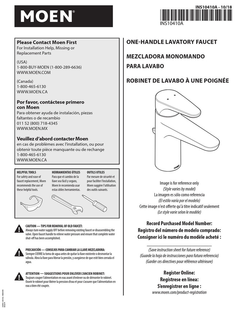 Moen 9419F12 User manual Moen 9419F12 User manual