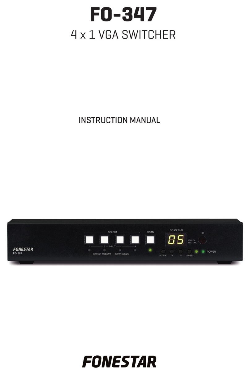 FONESTAR FO-347 instruction manual