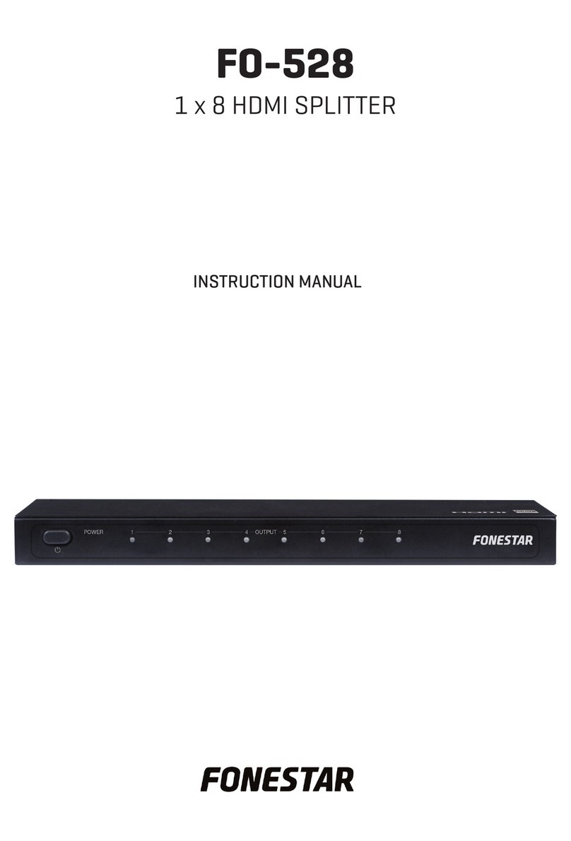 FONESTAR FO-528 instruction manual