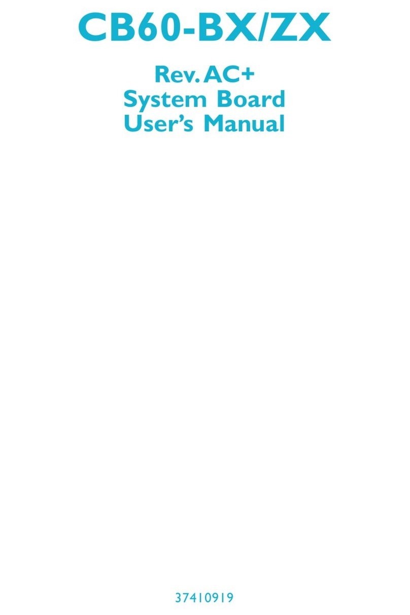 DFI CB60-ZX User manual