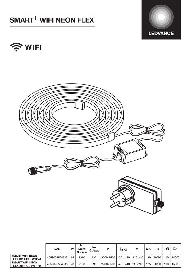 Ledvance SMART+ WIFI NEON FLEX User manual Ledvance SMART+ WIFI NEON FLEX User manual