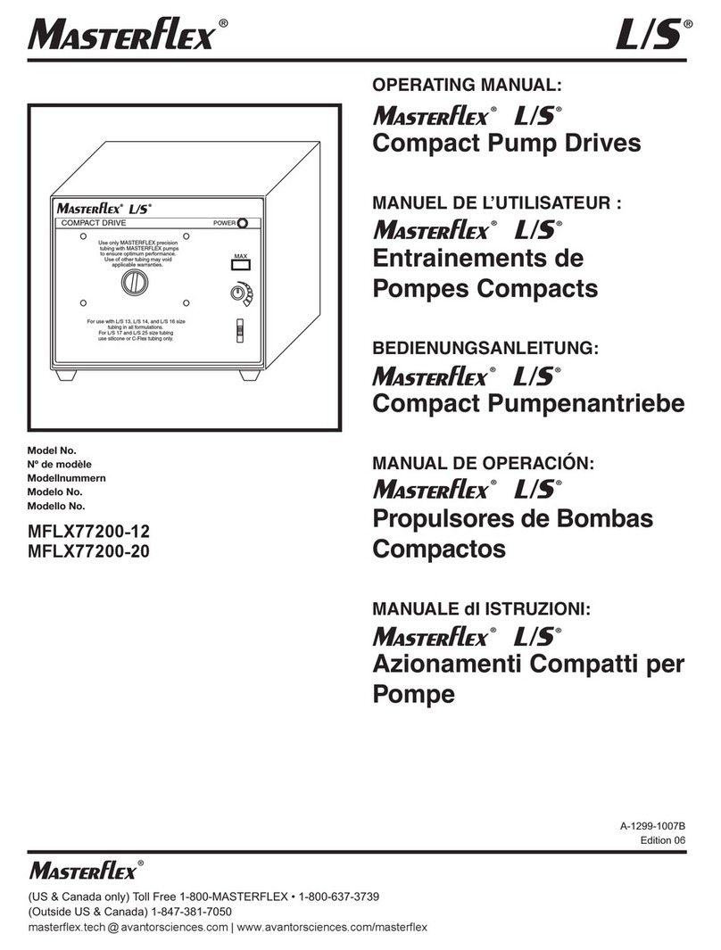 Masterflex L/S MFLX77200-12 User manual