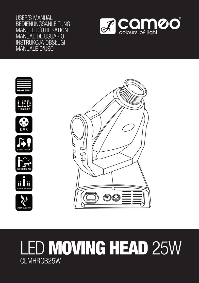 Cameo CLMHRGB25W user manual