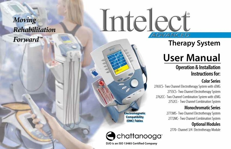 Chattanooga Intelect Advanced 2765CS User manual Chattanooga Intelect Advanced 2765CS User manual