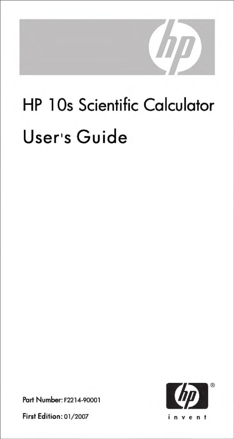 HP 10S User manual