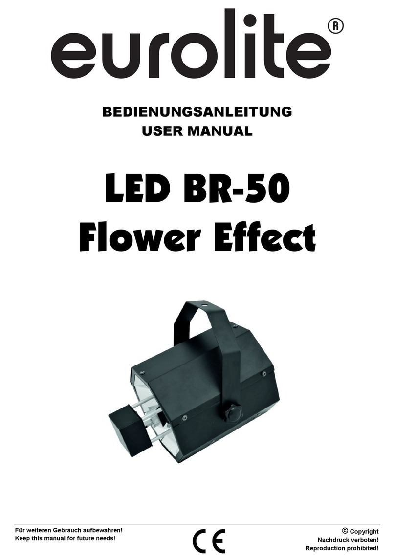 EuroLite LED BR-50 Flower Effect user manual