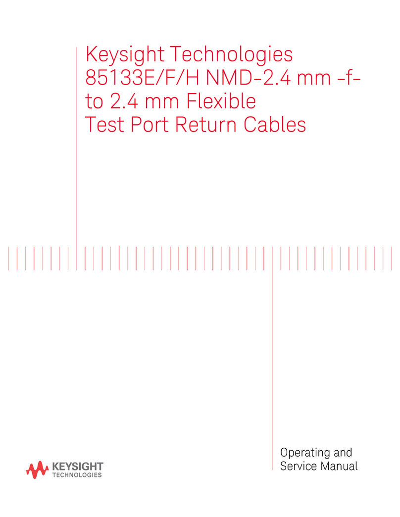Keysight Technologies 85133E Operating and service manual