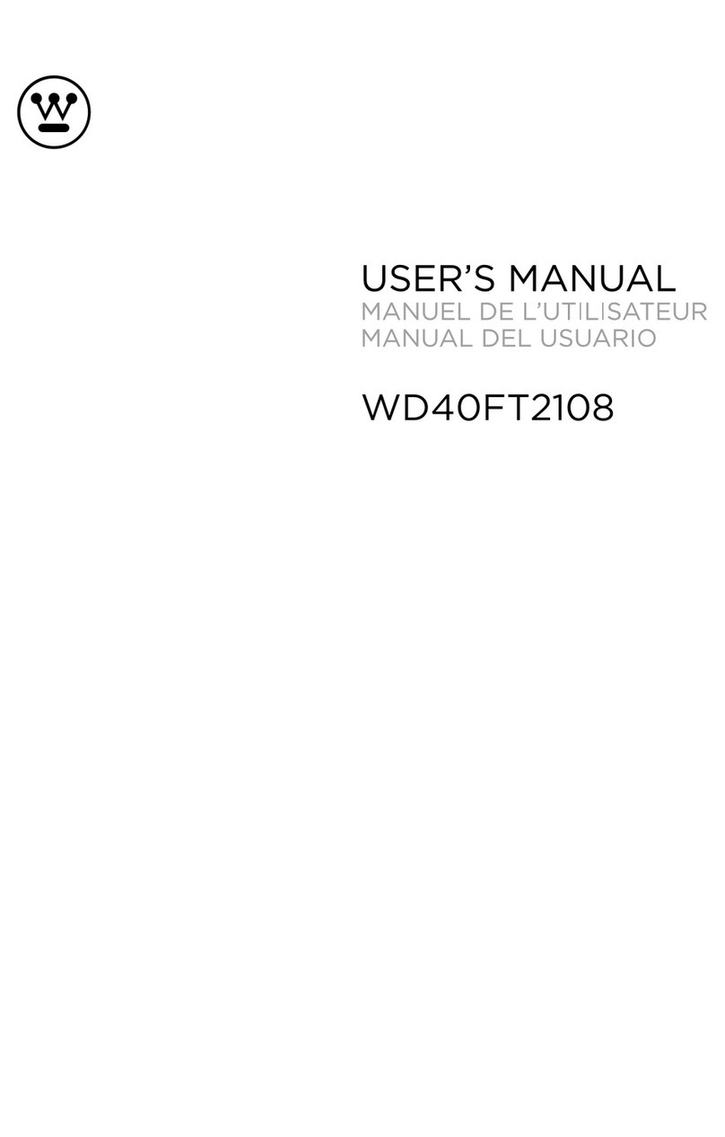 Westinghouse WD40FT2108 user manual