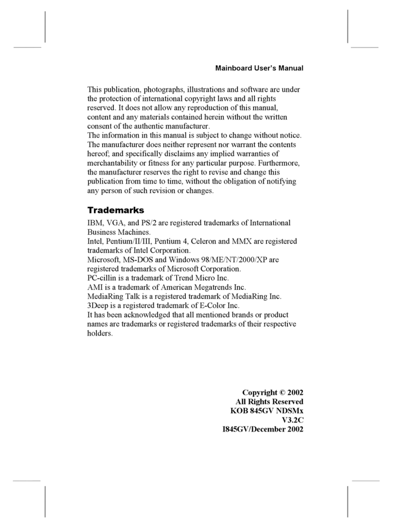 PCchips M905ULR 3.2 user manual