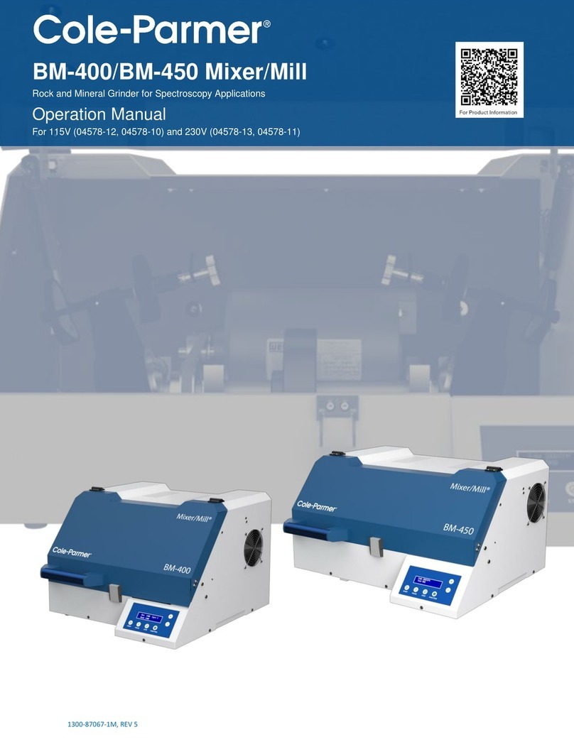 Cole Parmer SPEX 8000M Operation manual