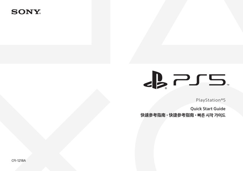 Sony CFI-1218A quick start guide Sony CFI-1218A quick start guide